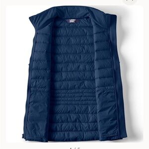 Lands' End Navy Vest 600 Allied